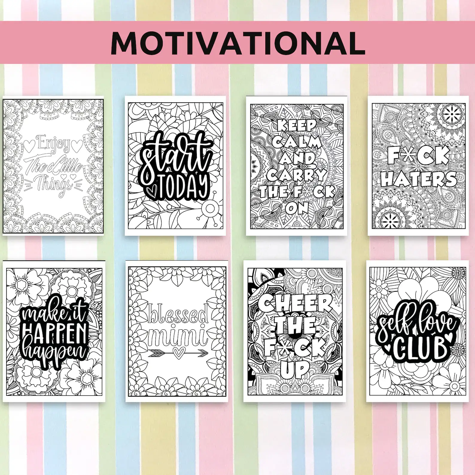 10,000+ Pages PLR Coloring Books | With Resell Rights! - Image 11