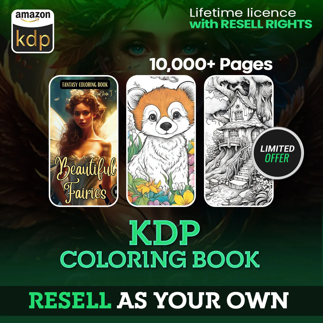 10,000+ Pages PLR Coloring Books | With Resell Rights! - Image 5