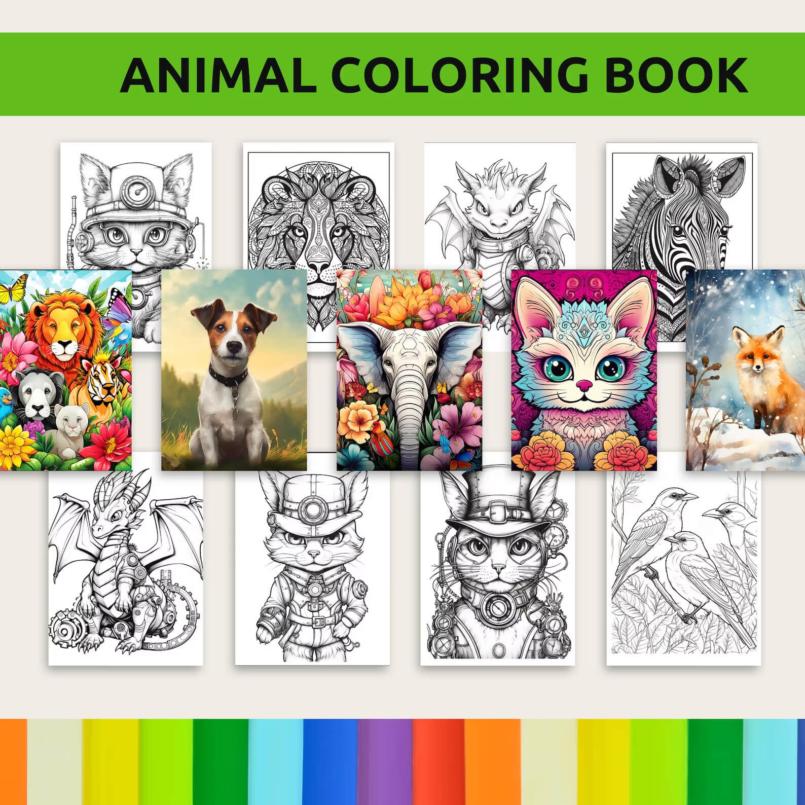 10,000+ Pages PLR Coloring Books | With Resell Rights! - Image 7