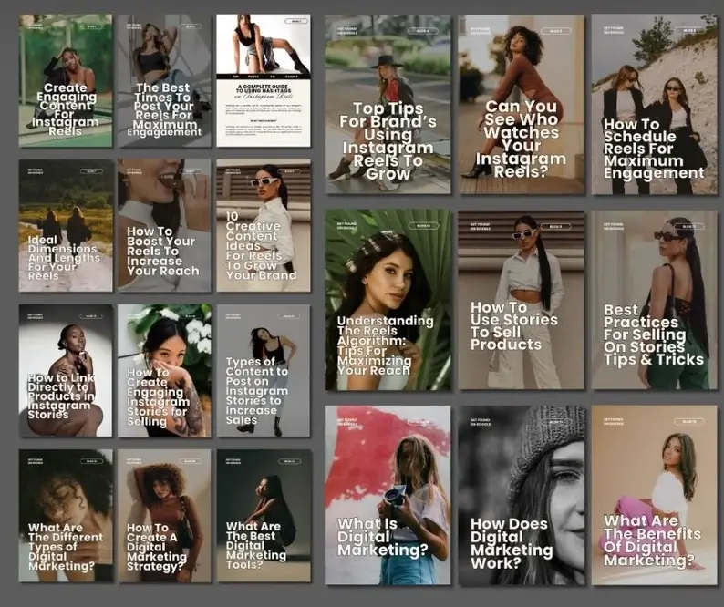 21 Digital Marketing Blogs: Ready-to-Use PLR Blogger Templates - Image 3