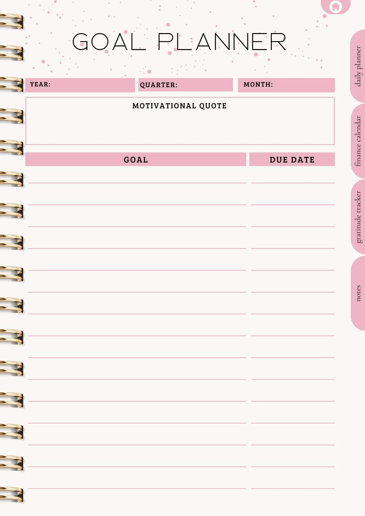 That Girl Planner: Both Digital & Printable | with Resell Rights - Image 13