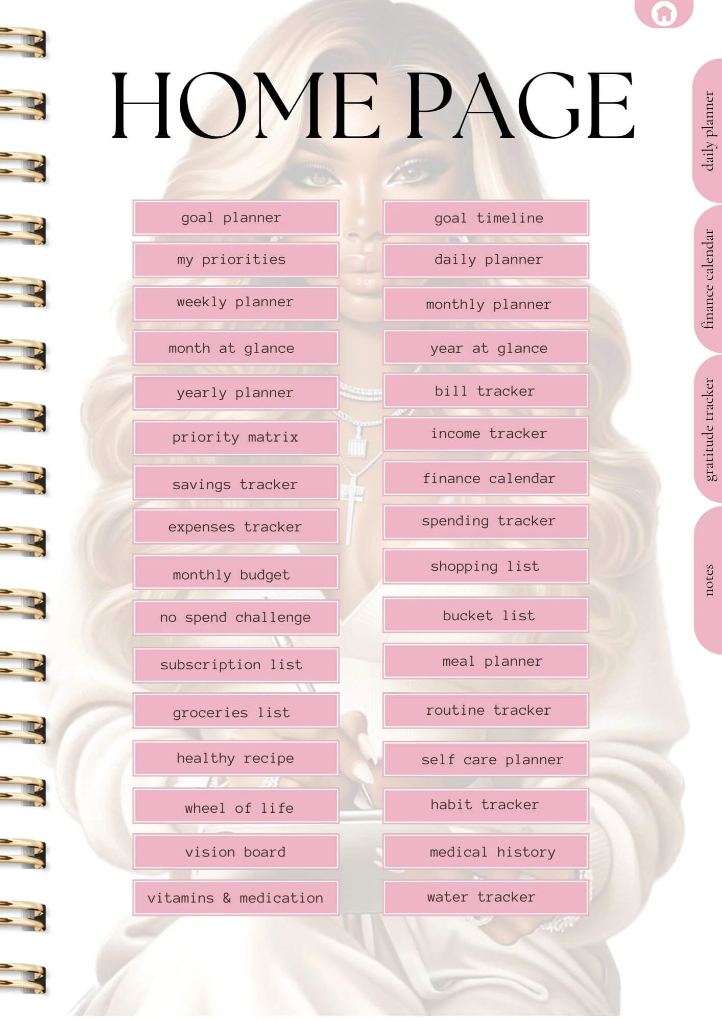 That Girl Planner: Both Digital & Printable | with Resell Rights - Image 3
