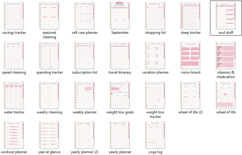 That Girl Planner: Both Digital & Printable | with Resell Rights - Image 37
