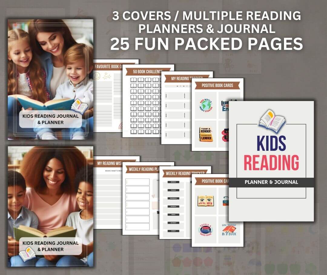 Kids Reading Planner, Journal & eBook | with Resell Rights - Image 3