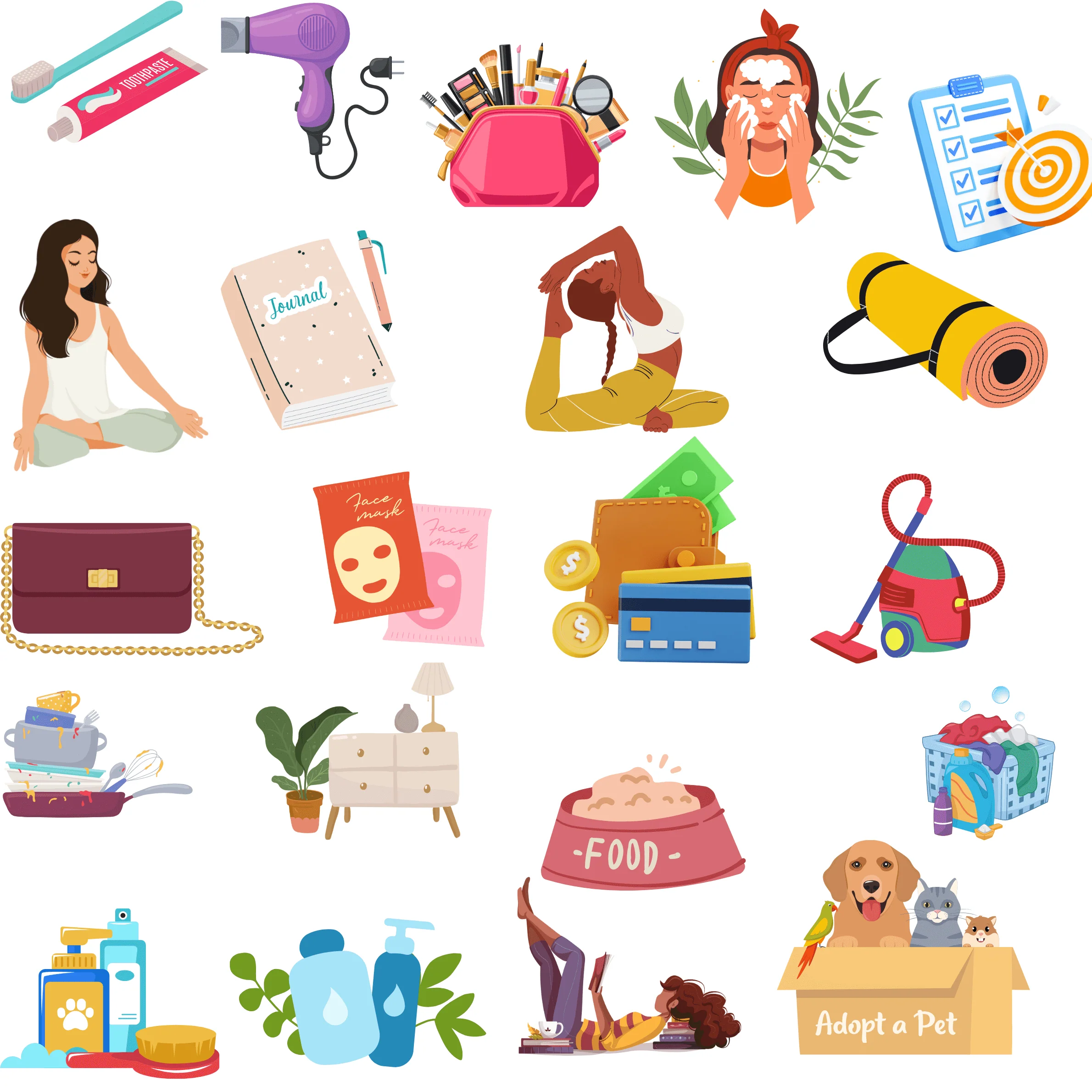 8,000+ Digital Stickers For Planners, & Journals |Includes Resell Rights - Image 8